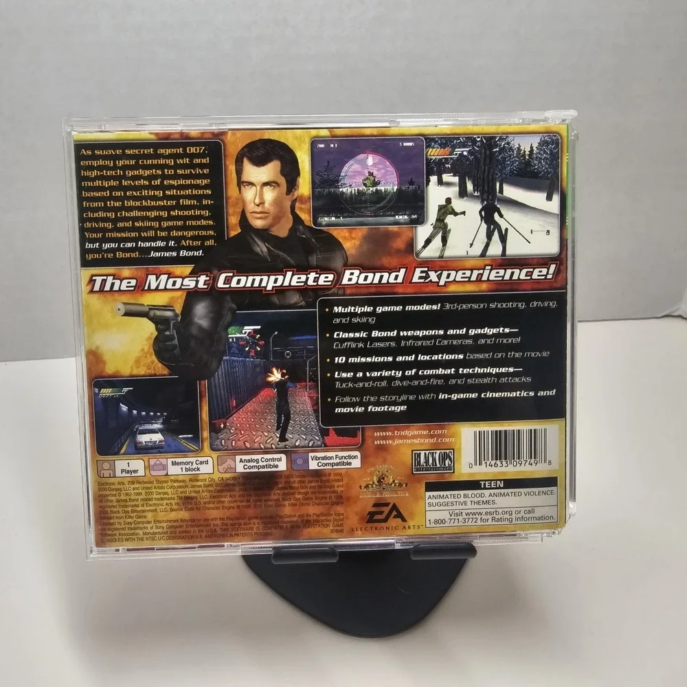 007 Tomorrow‎ Never Dies PlayStation Video Game Greatest Hits James Bond PS1